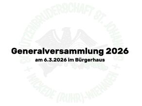 Einladung zur Generalversammlung 2026