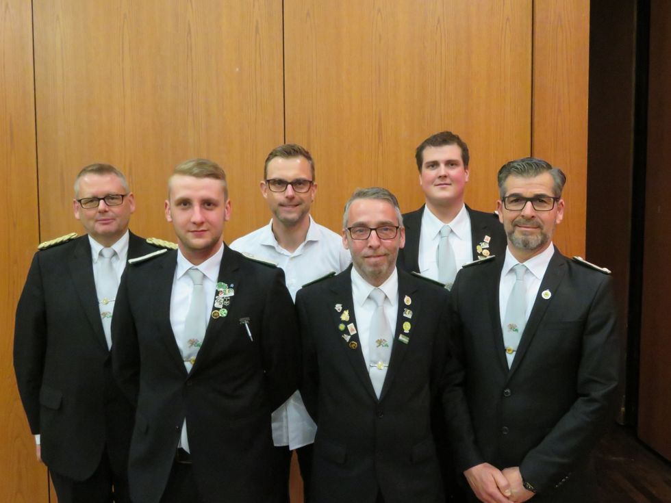 Neu gewählte und geehrte Vorstandsmitglieder