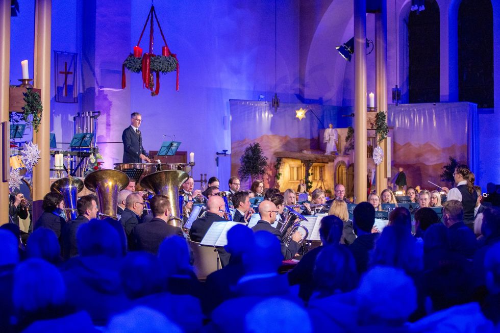 Adventskonzert des Musikzuges Bremen in der St. Antonius-Kirche in Wickede